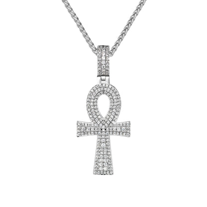 Iced Ankh Pendant (Last 1 Piece)