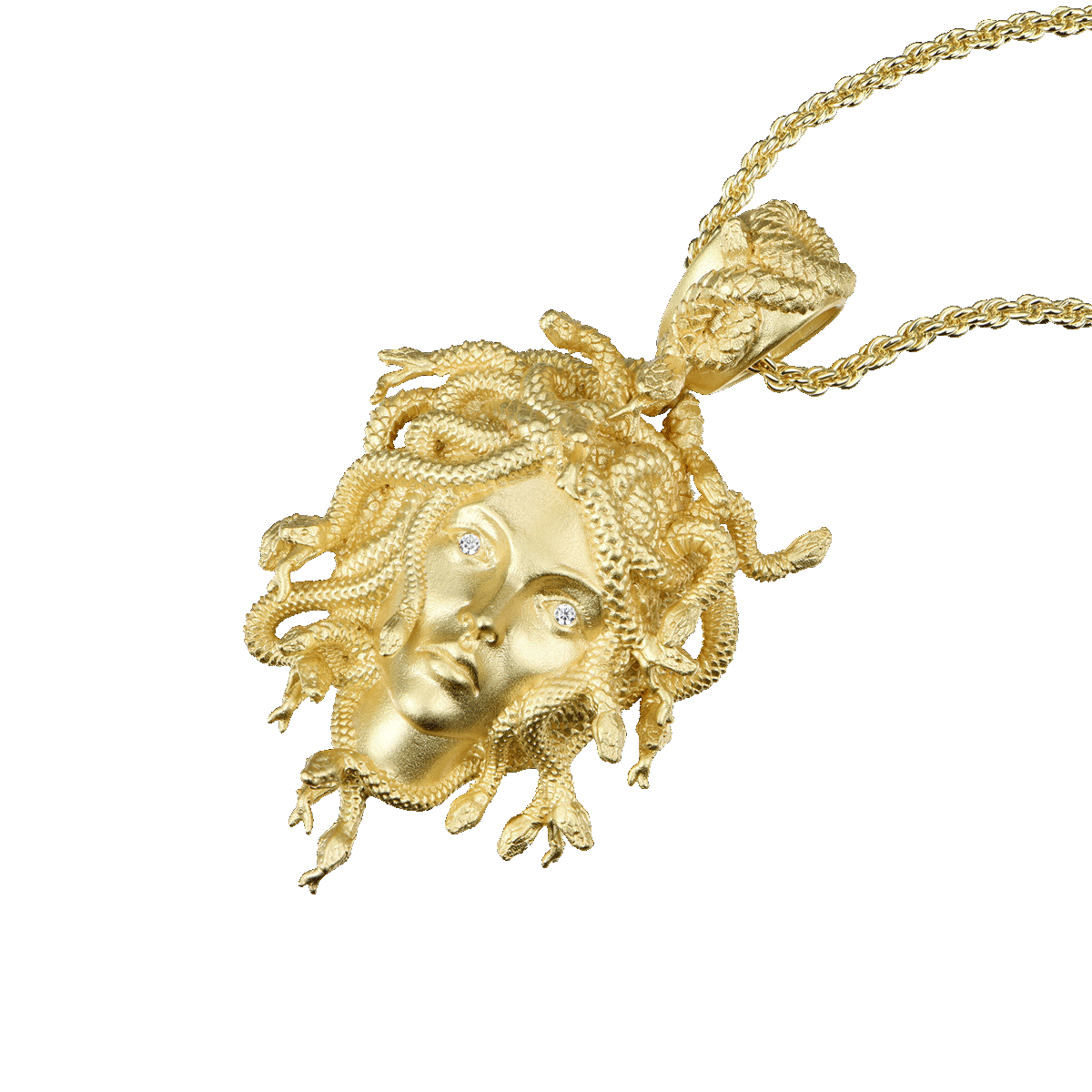 Medusa Statue Pendant