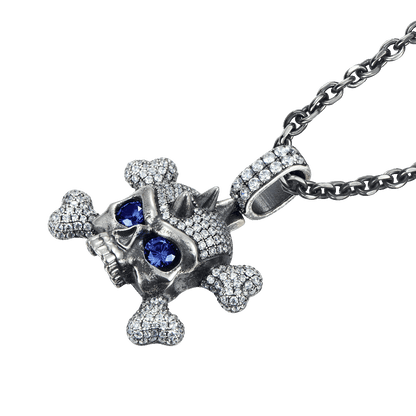 X Iced Skull Pendant