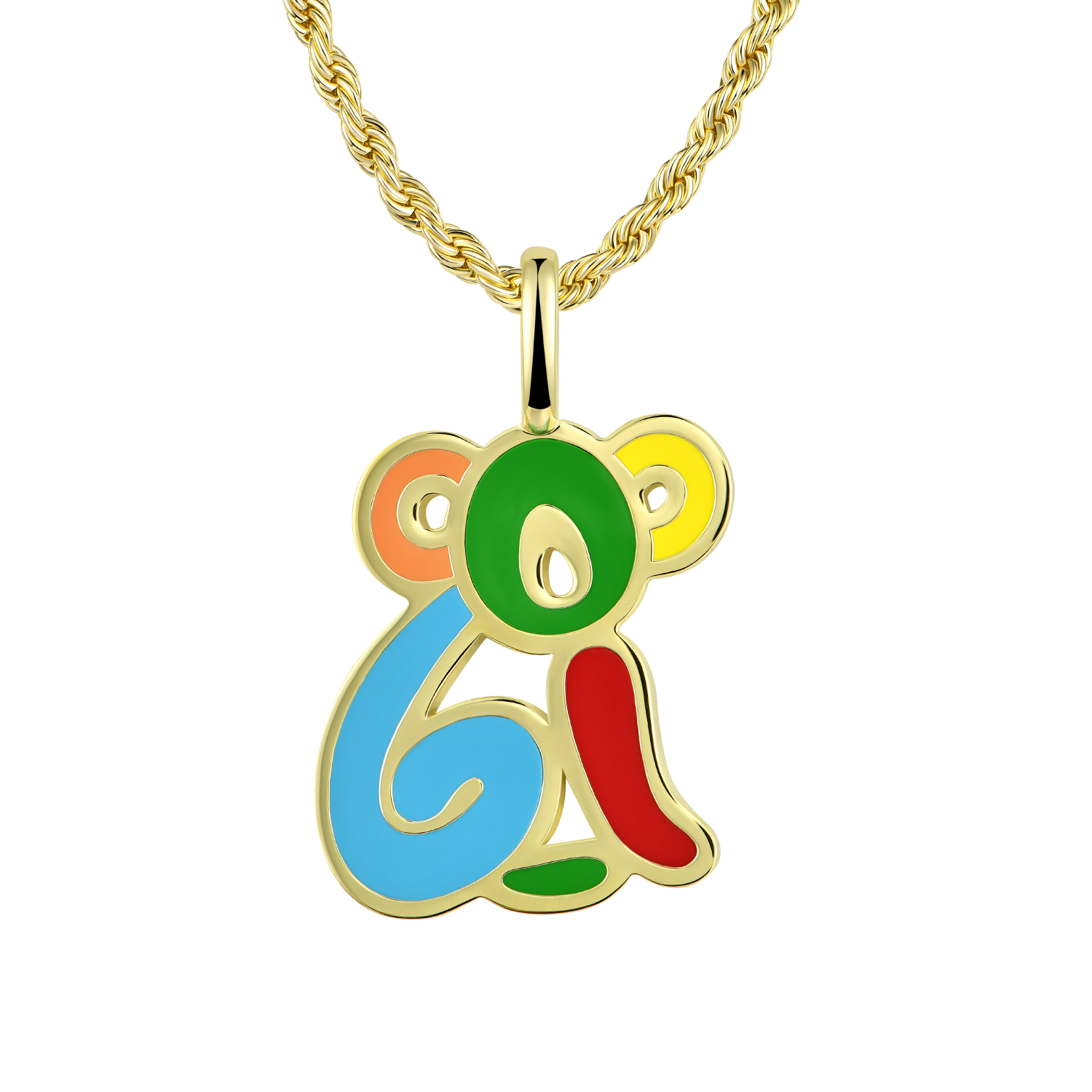 APORRO X COOGI Colored Koala Enamel Pendant