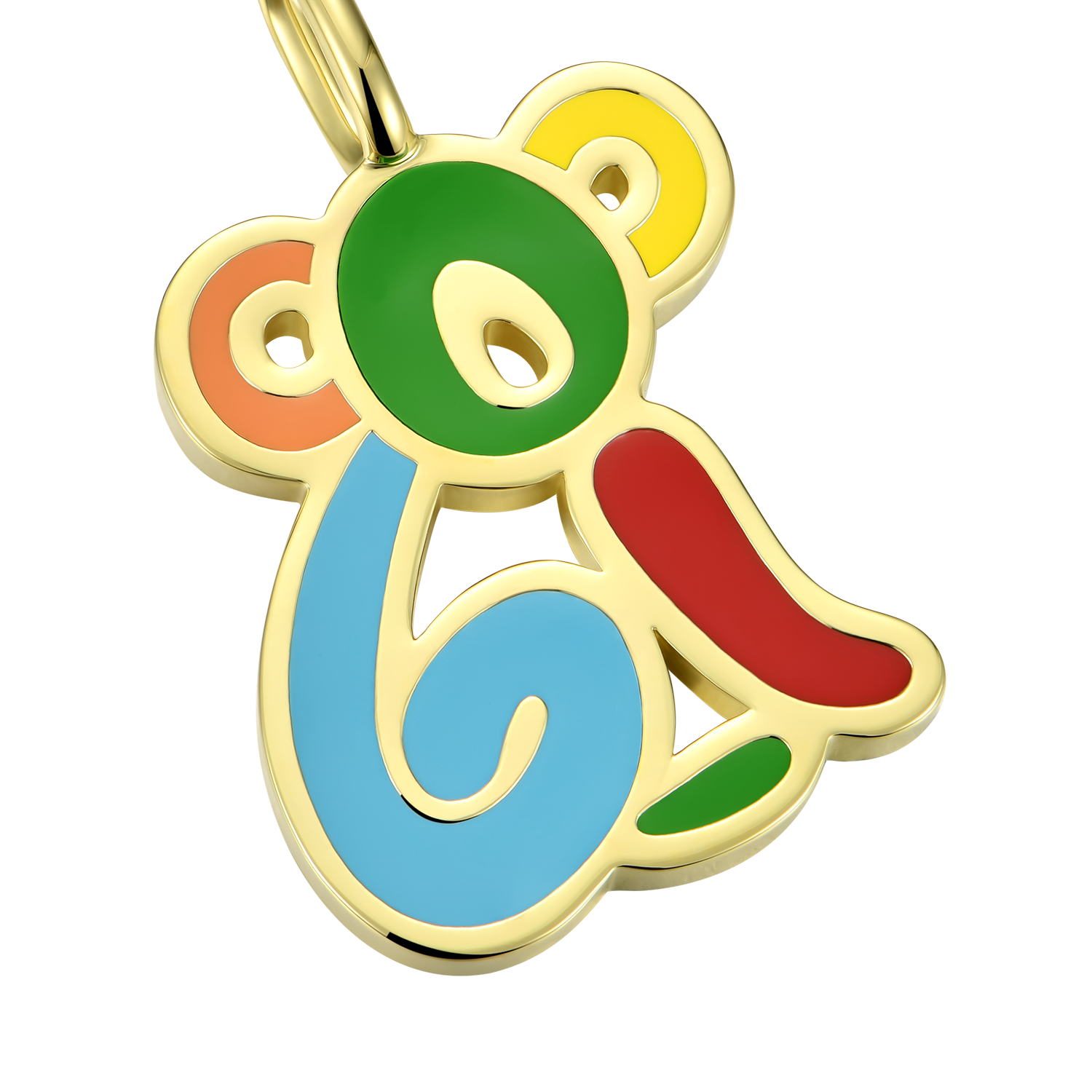 APORRO X COOGI Colored Koala Enamel Pendant