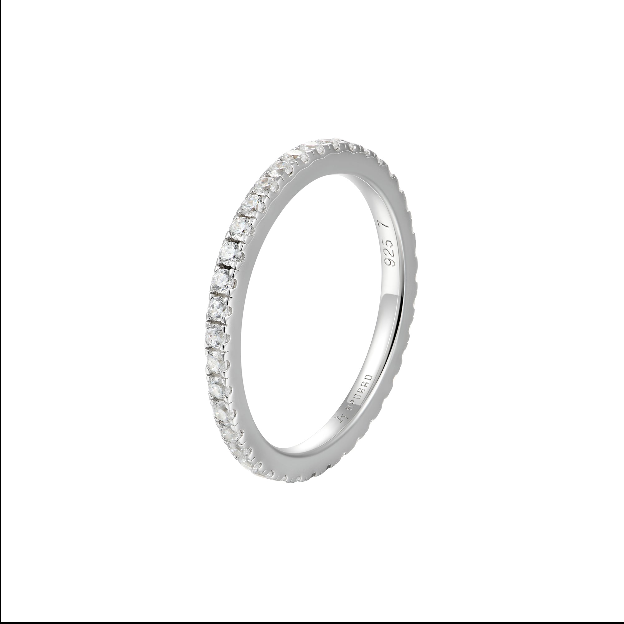 2.5MM Round Eternity Ring & 1.5MM Round Eternity Ring Gift Set