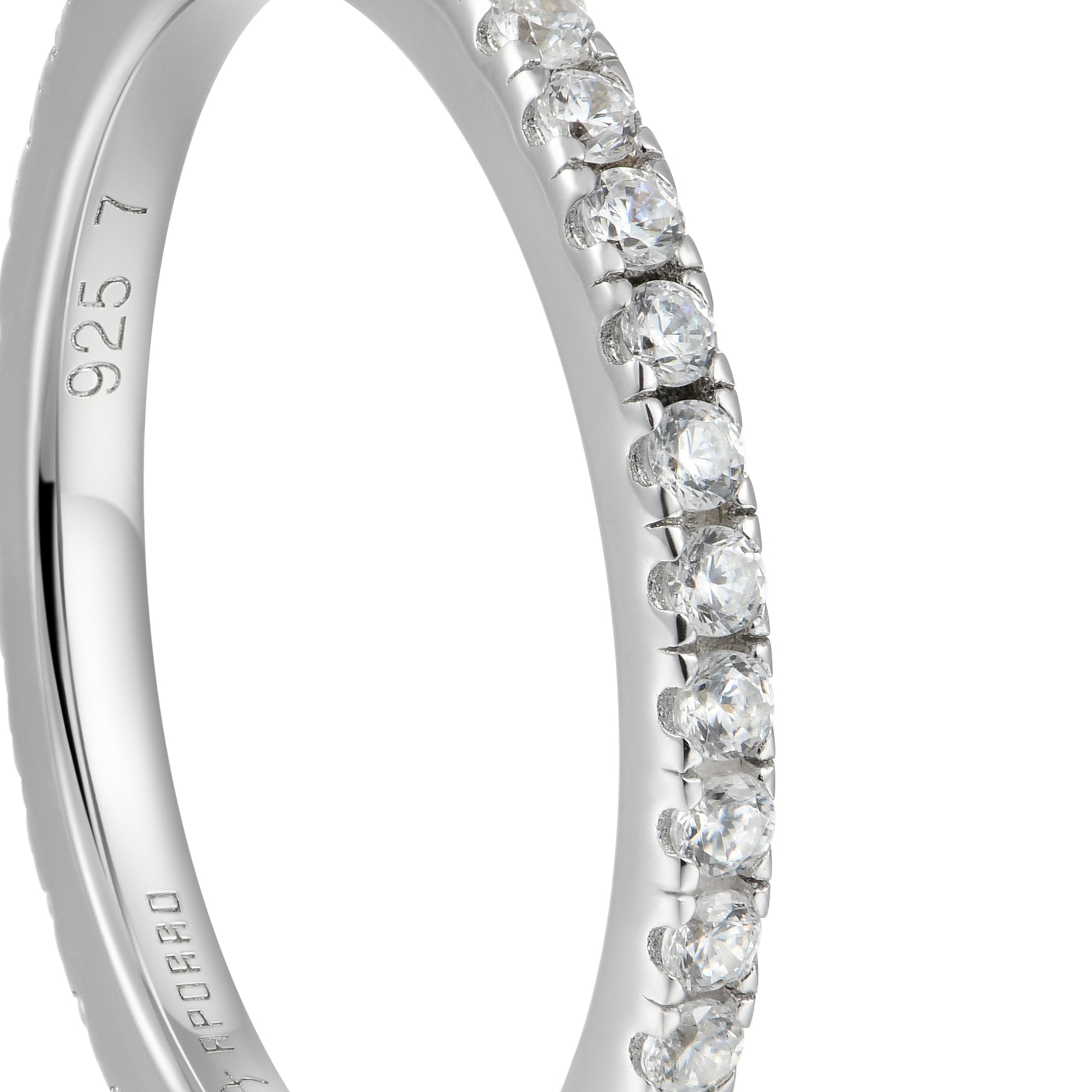 2.5MM Round Eternity Ring & 1.5MM Round Eternity Ring Gift Set