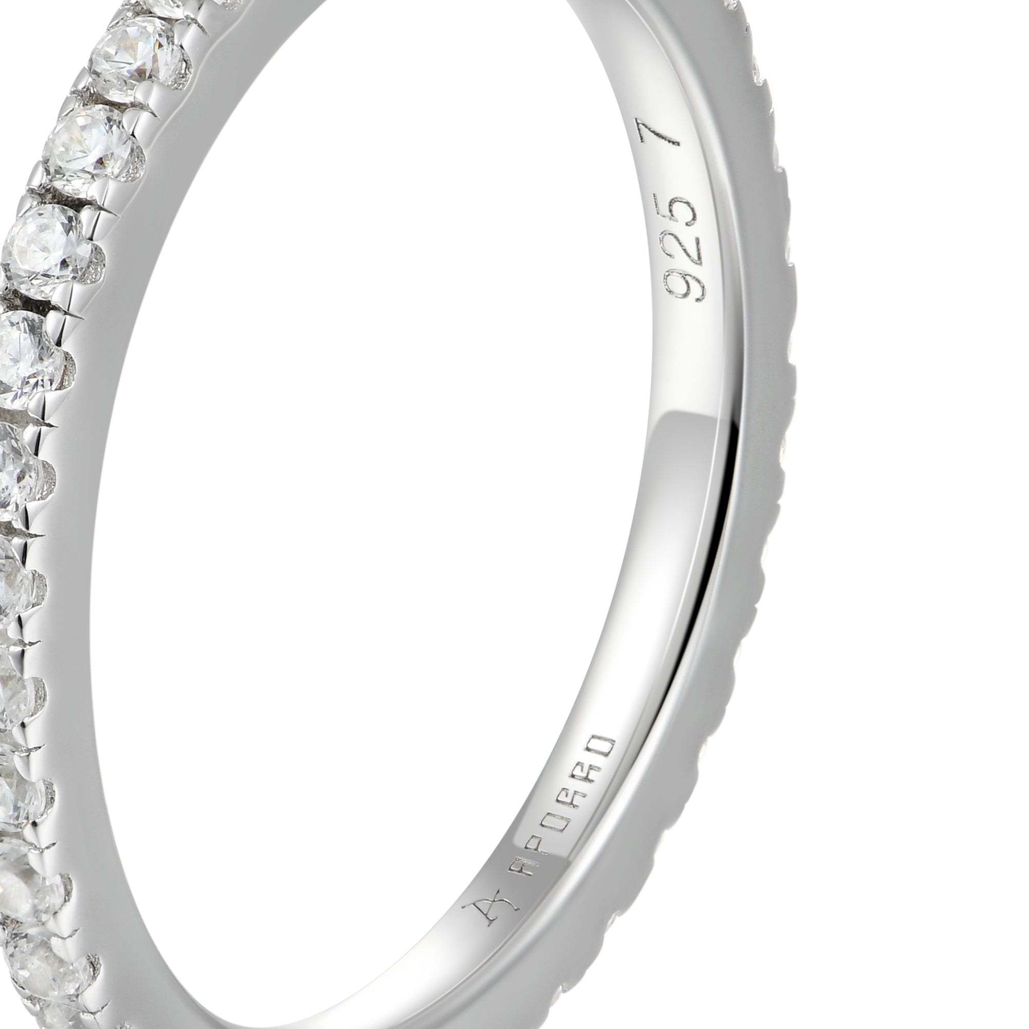 2.5MM Round Eternity Ring & 1.5MM Round Eternity Ring Gift Set