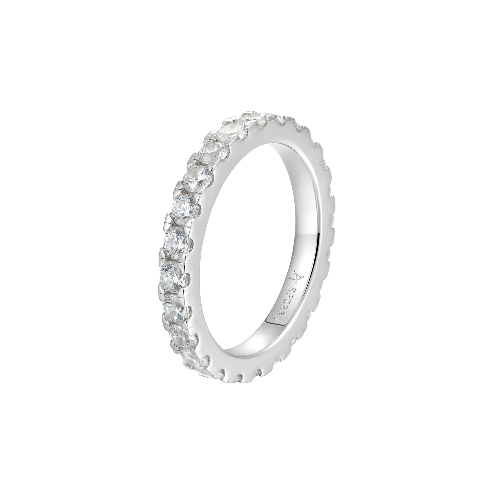 2.5MM Round Eternity Ring & 1.5MM Round Eternity Ring Gift Set