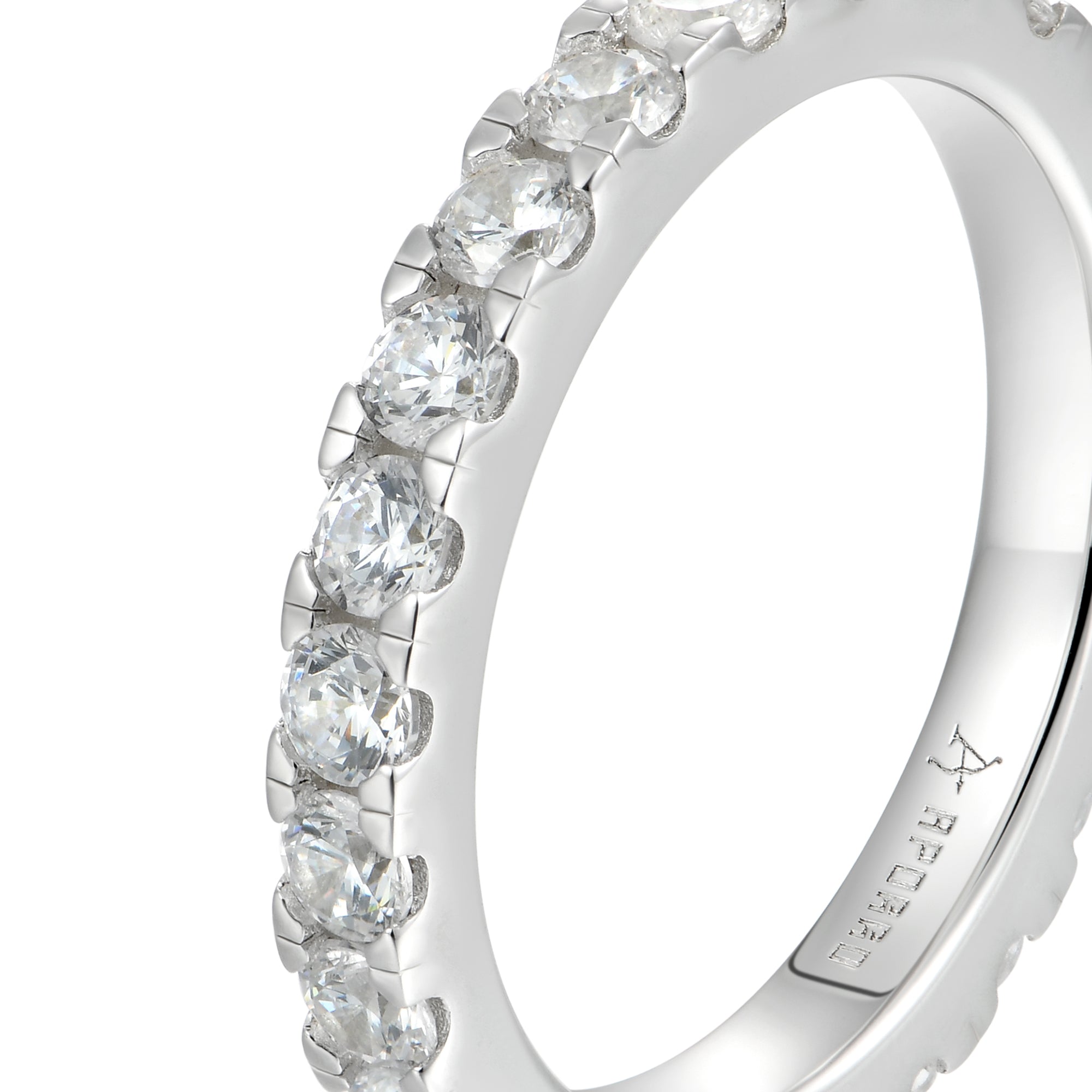 2.5MM Round Eternity Ring & 1.5MM Round Eternity Ring Gift Set