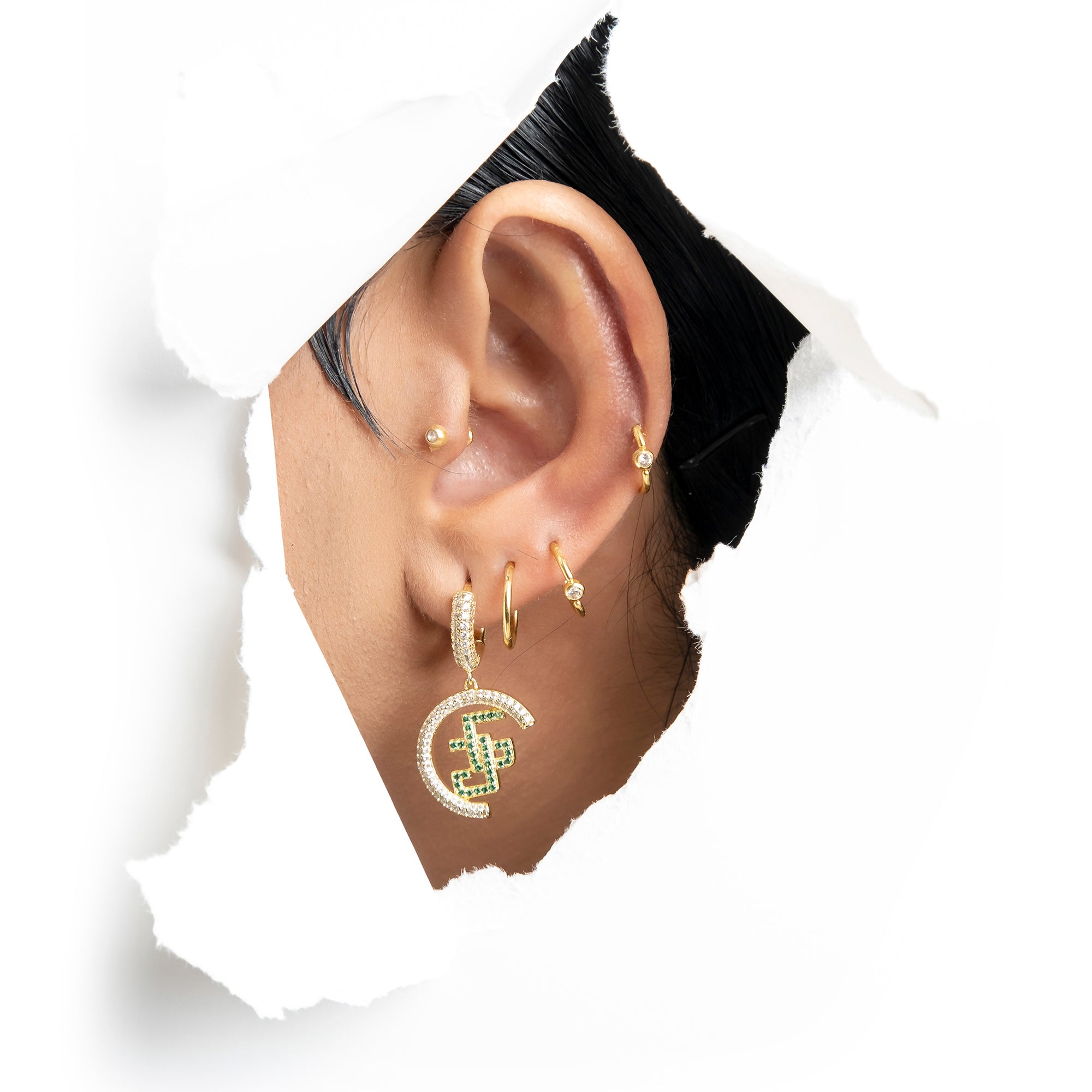 APORRO X GG Double G Dangly Earrings - Single