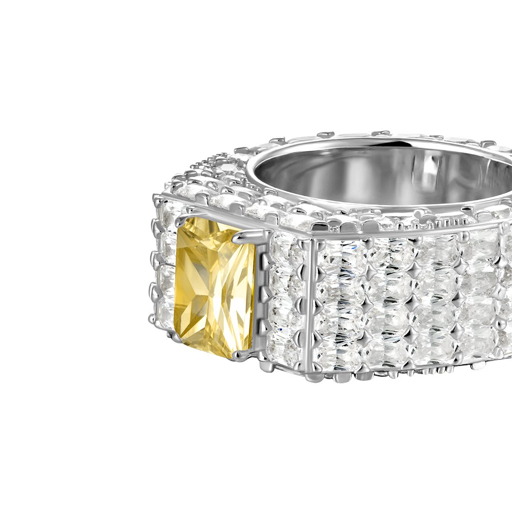 Custom Emerald Cut Eternity Band Ring