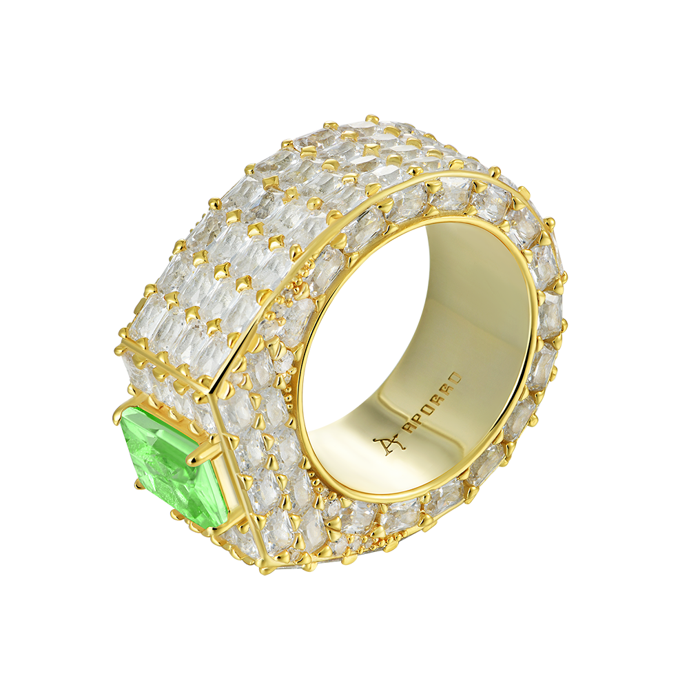 Custom Emerald Cut Eternity Band Ring