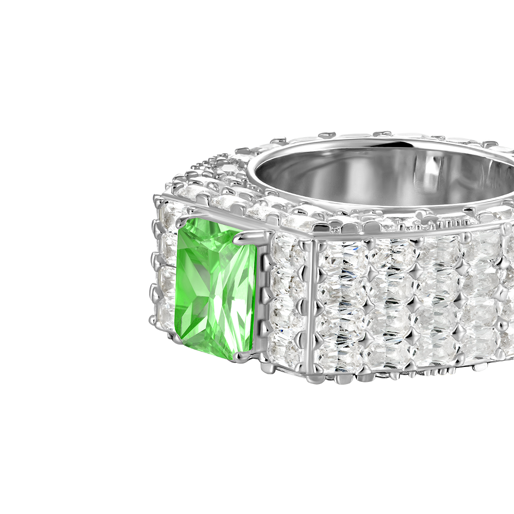 Custom Emerald Cut Eternity Band Ring