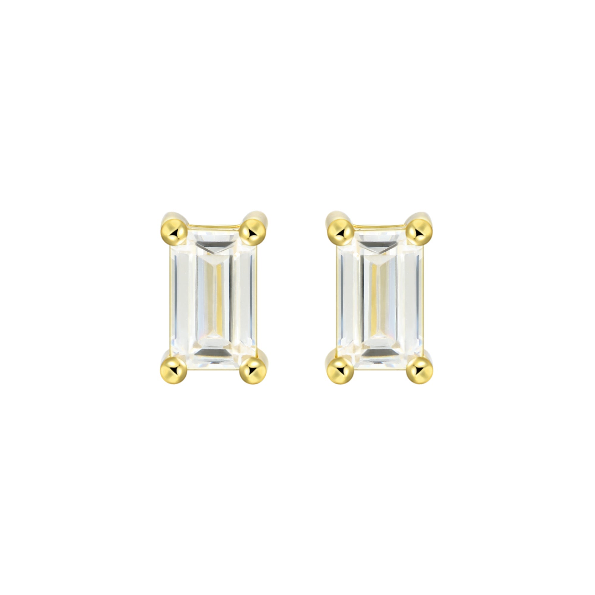 Custom Classic Moissanite Stud Earring