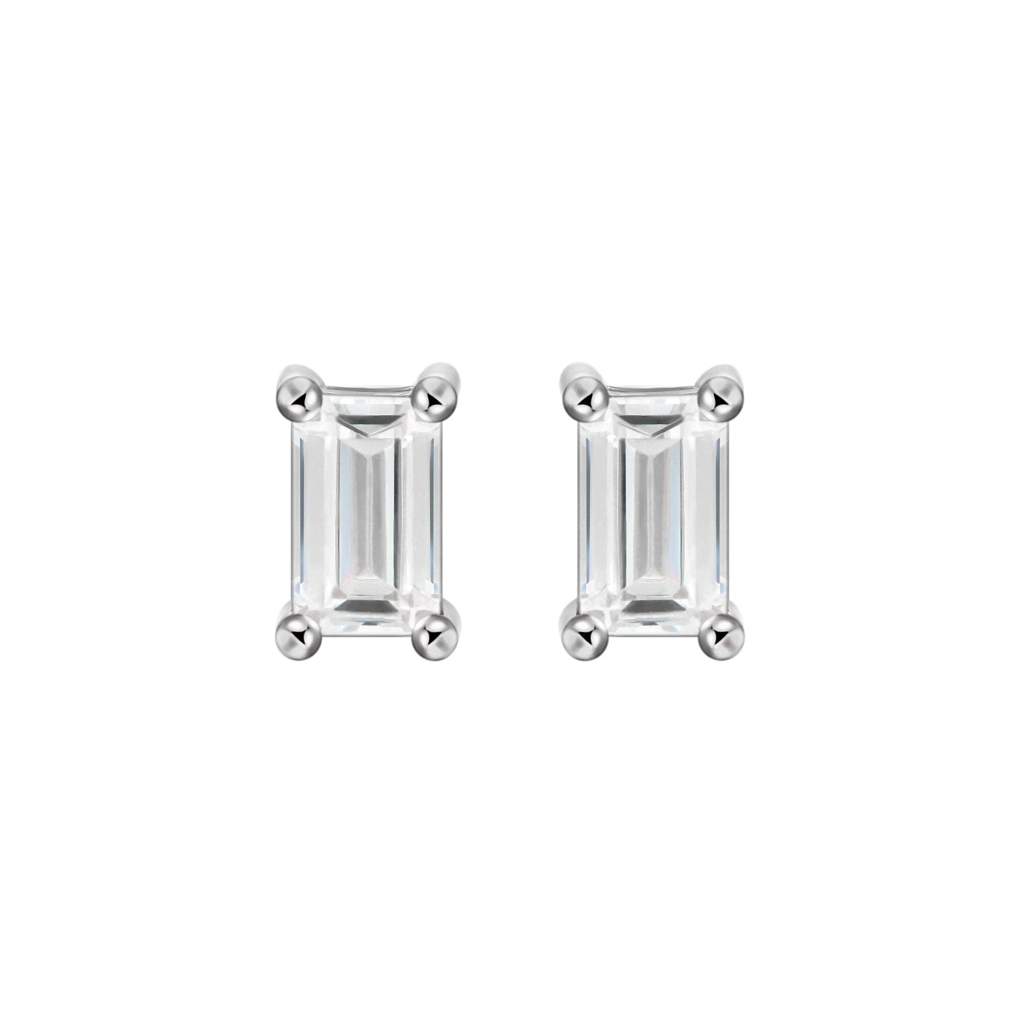 Custom Classic Moissanite Stud Earring