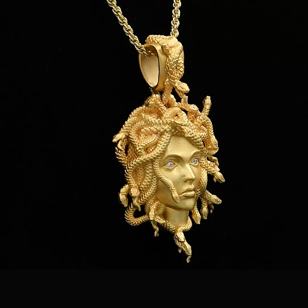 Medusa Statue Pendant