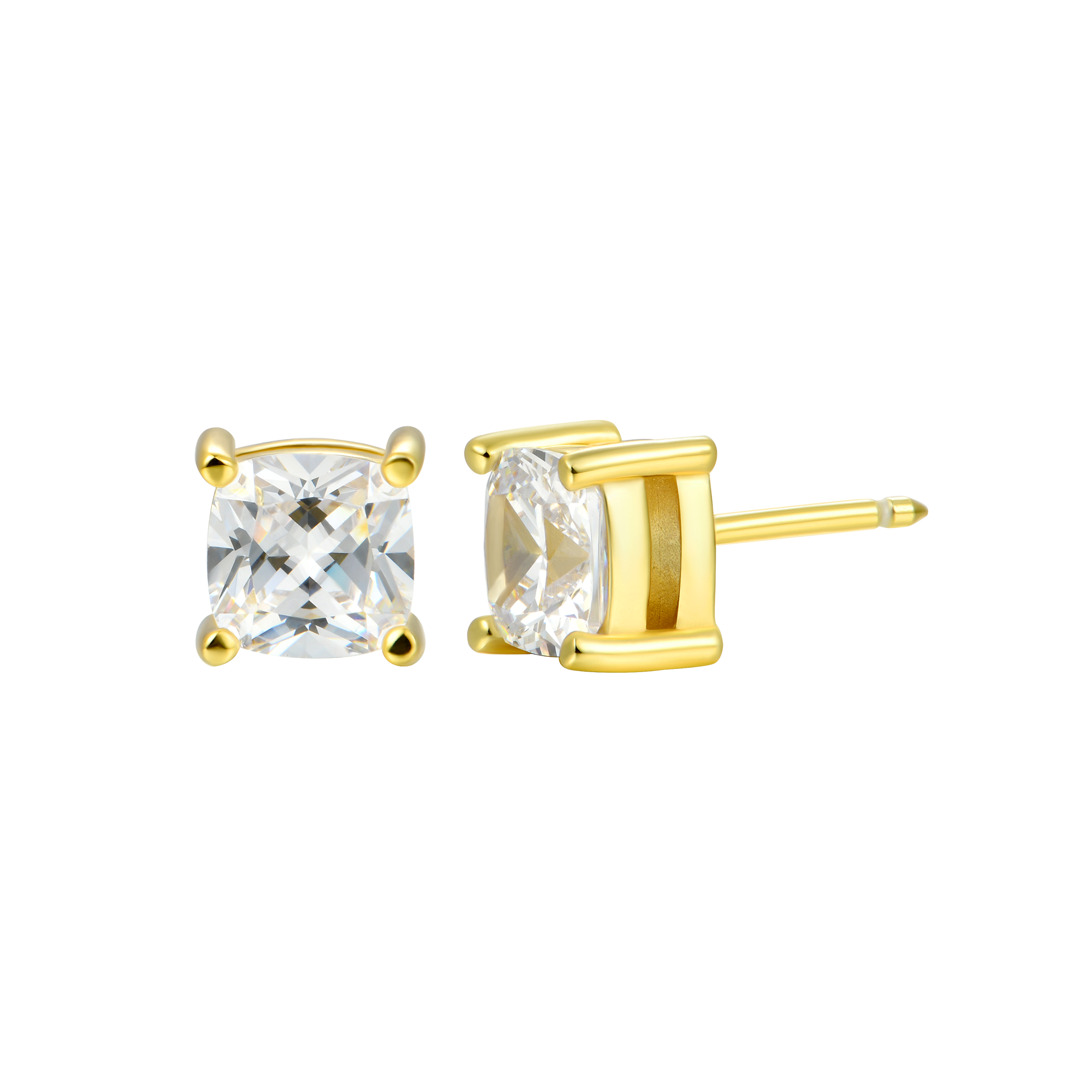 Custom Classic Moissanite Stud Earring