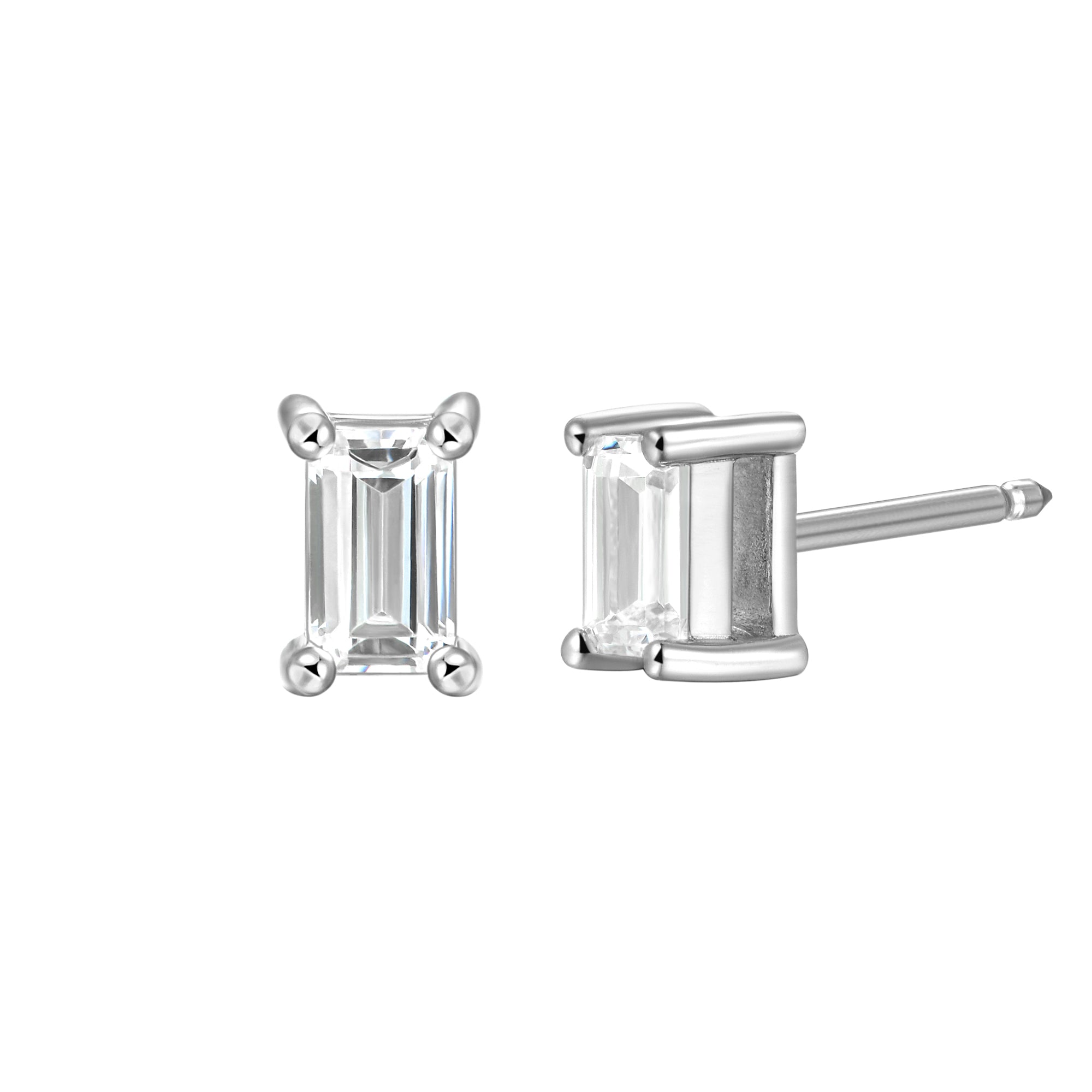 Custom Classic Moissanite Stud Earring