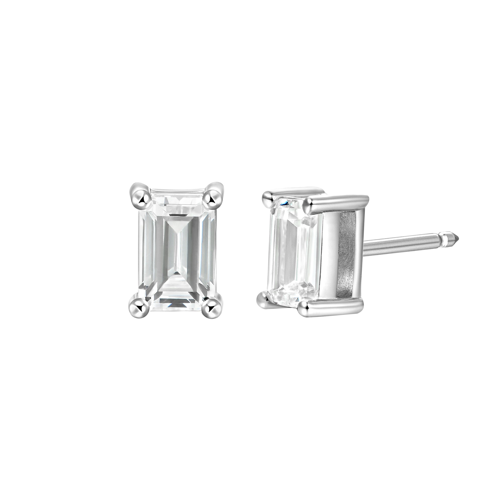 Custom Classic Moissanite Stud Earring