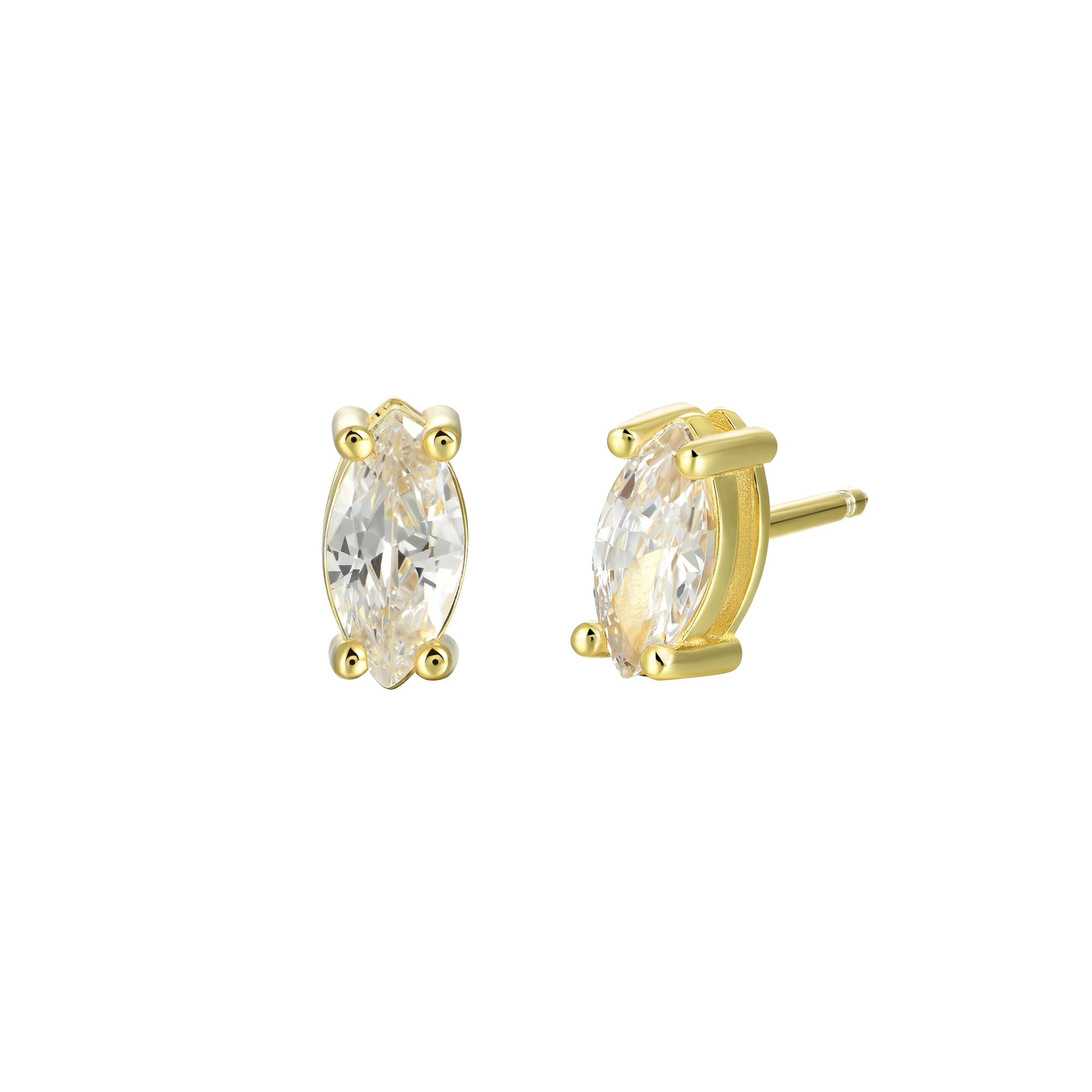 Custom Classic Moissanite Stud Earring