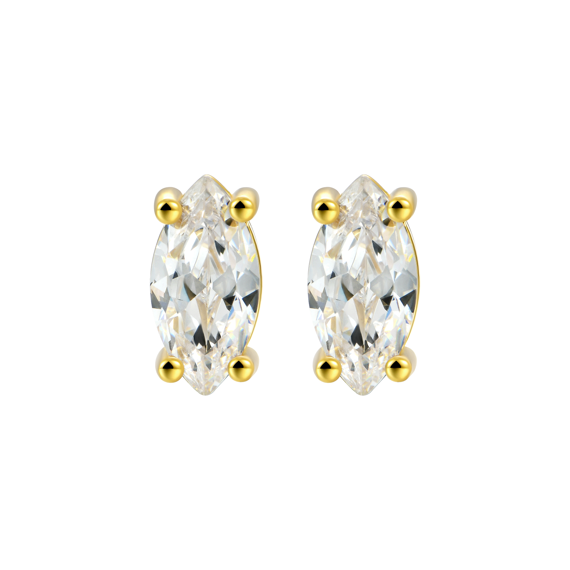 Custom Classic Moissanite Stud Earring