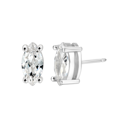 Custom Classic Moissanite Stud Earring