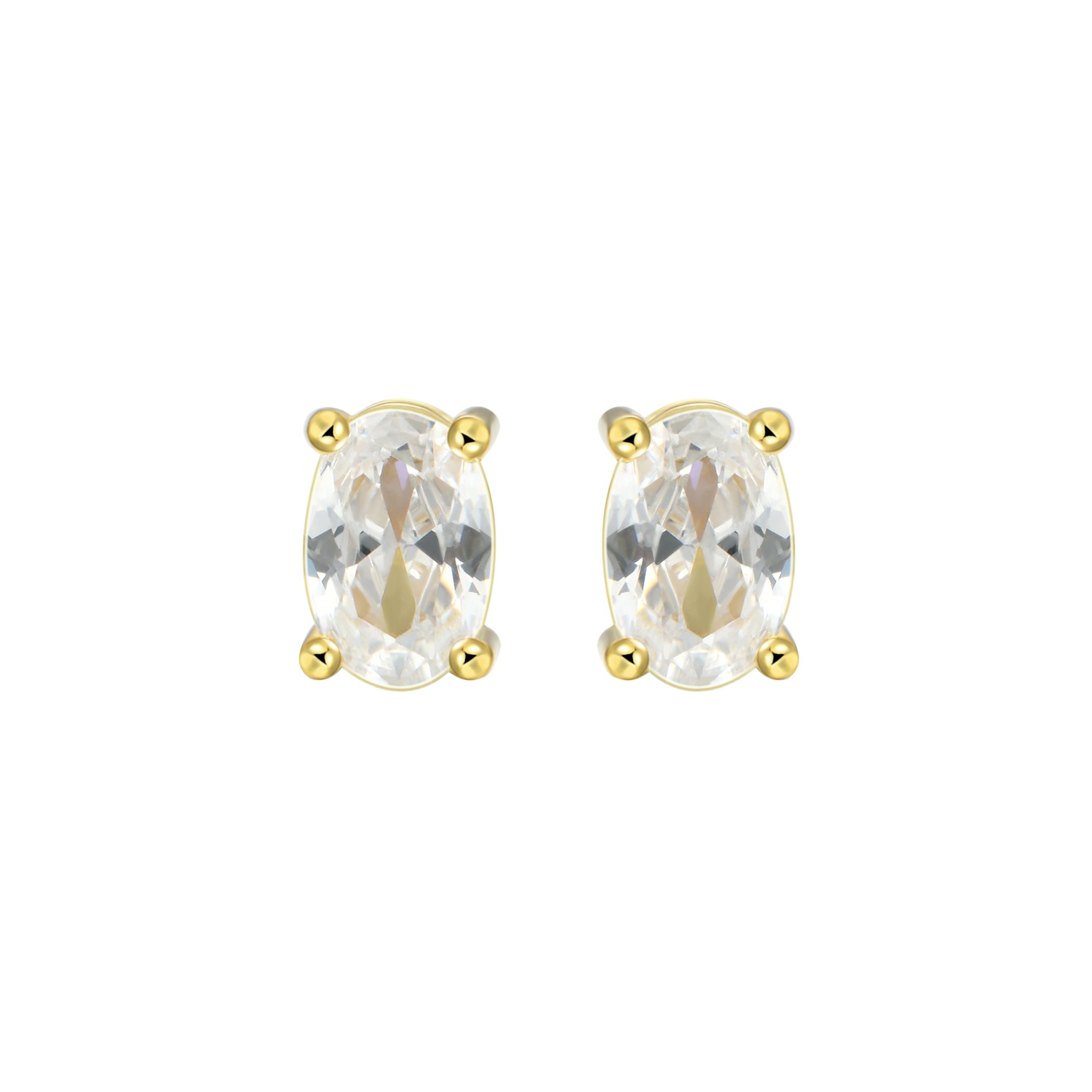 Custom Classic Moissanite Stud Earring