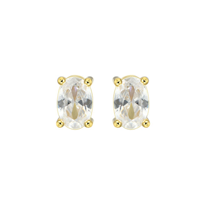 Custom Classic Moissanite Stud Earring