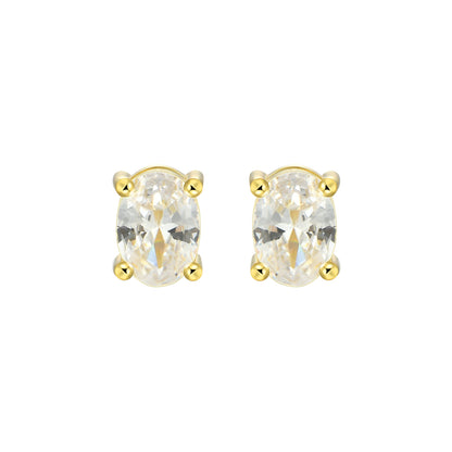 Custom Classic Moissanite Stud Earring