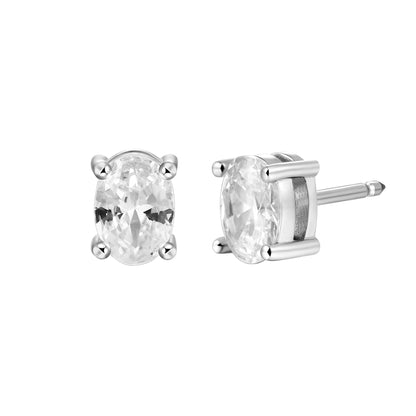 Custom Classic Moissanite Stud Earring