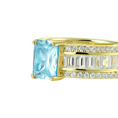 Custom Emerald Cut Band Ring