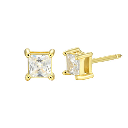 Custom Classic Moissanite Stud Earring