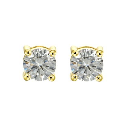 Custom Classic Moissanite Stud Earring