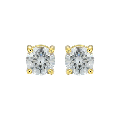 Custom Classic Moissanite Stud Earring