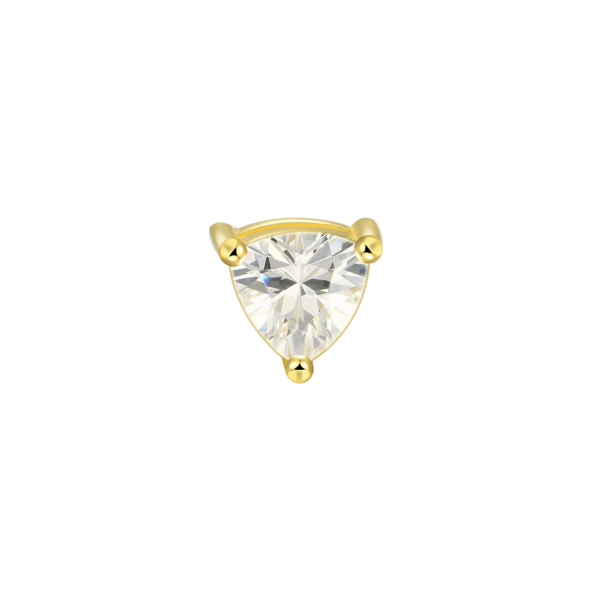 Custom Classic Moissanite Stud Earring